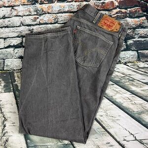 Men’s Gray‎ Levi’s 501 Button Fly Straight 42x30
